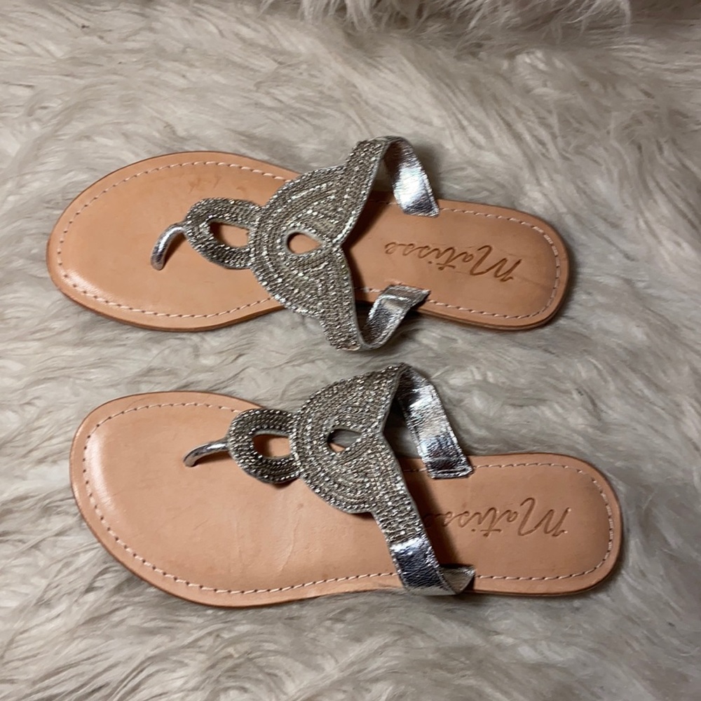 Nwot Matisse Rhinestone Thong Sandal